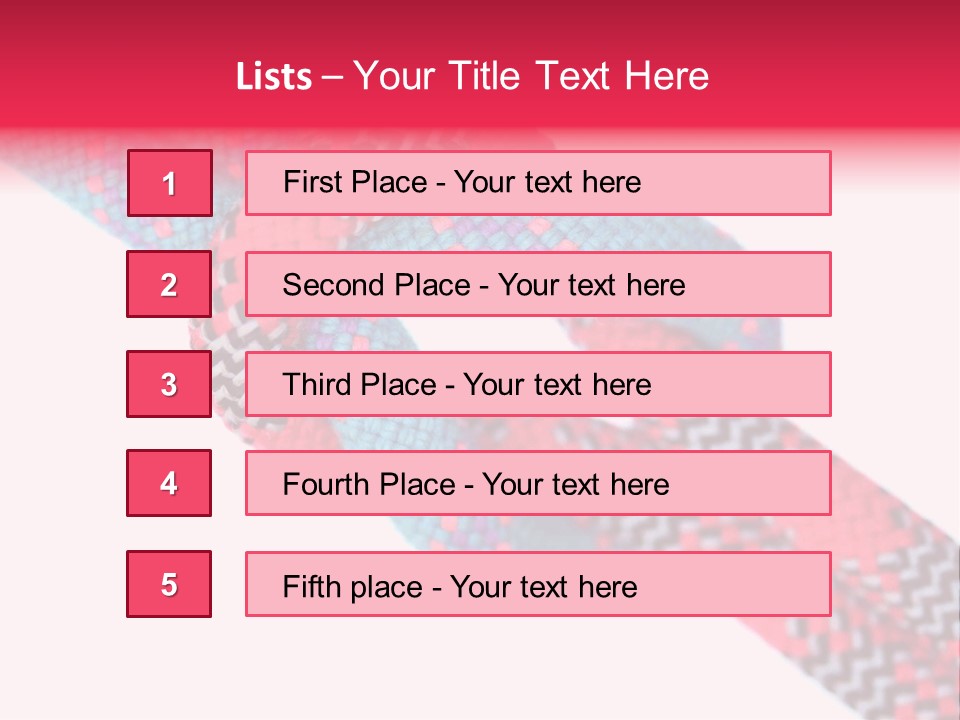 Celebration Tie Up Knotting PowerPoint Template