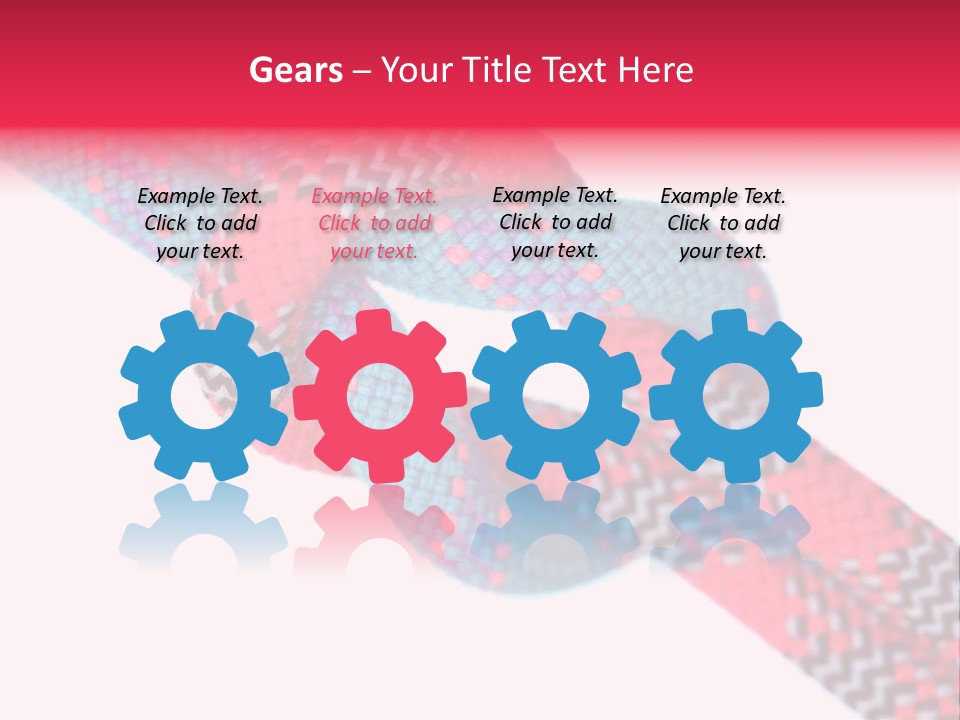 Celebration Tie Up Knotting PowerPoint Template