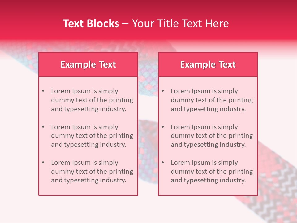 Celebration Tie Up Knotting PowerPoint Template