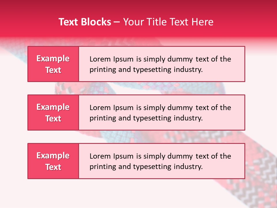 Celebration Tie Up Knotting PowerPoint Template