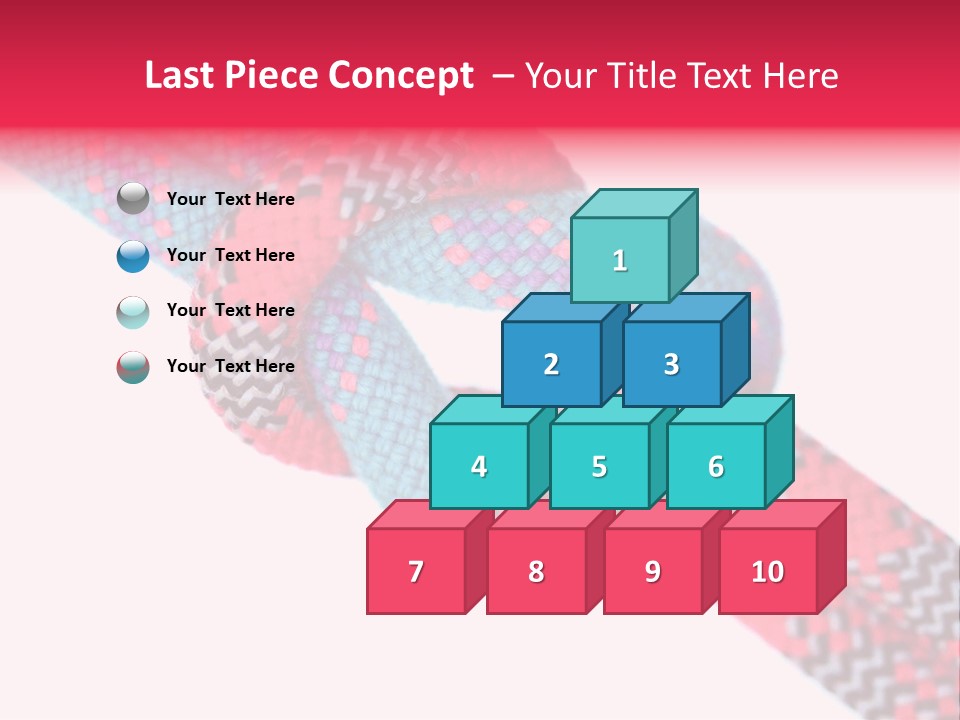 Celebration Tie Up Knotting PowerPoint Template