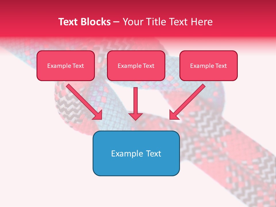 Celebration Tie Up Knotting PowerPoint Template