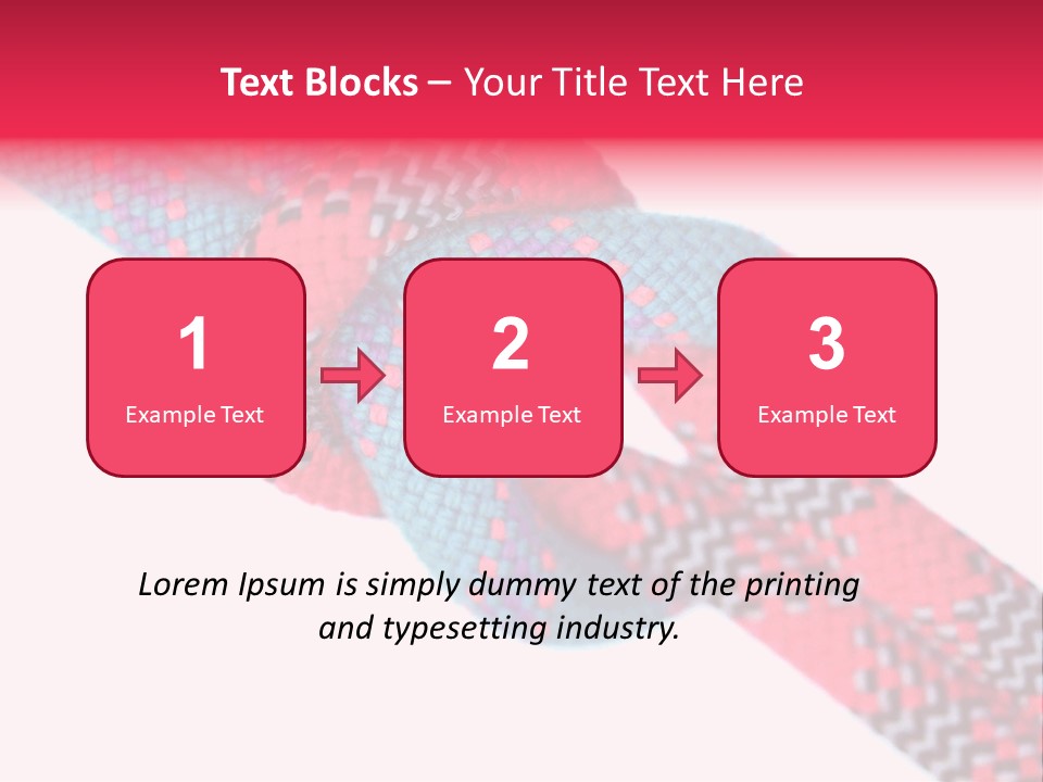 Celebration Tie Up Knotting PowerPoint Template