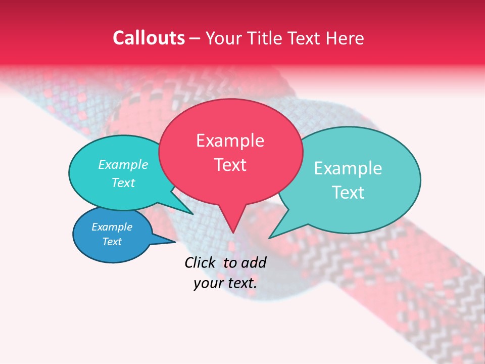 Celebration Tie Up Knotting PowerPoint Template