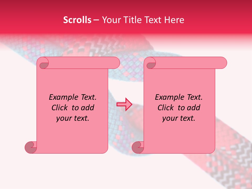 Celebration Tie Up Knotting PowerPoint Template