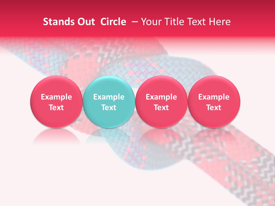 Celebration Tie Up Knotting PowerPoint Template