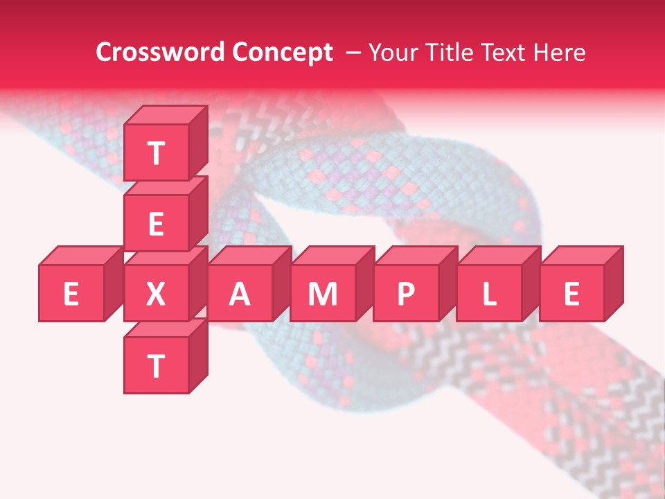 Celebration Tie Up Knotting PowerPoint Template