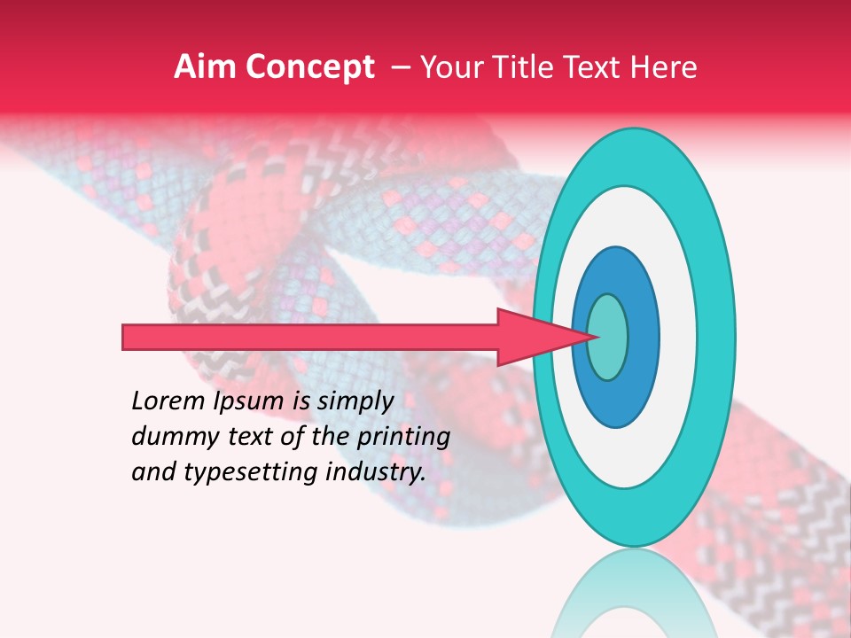 Celebration Tie Up Knotting PowerPoint Template