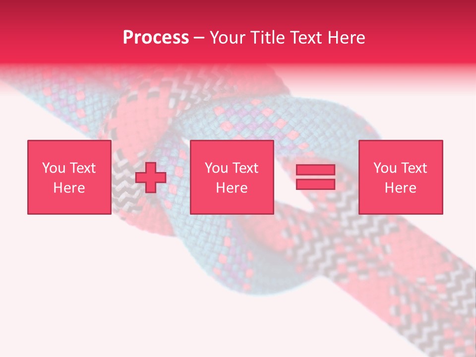 Celebration Tie Up Knotting PowerPoint Template