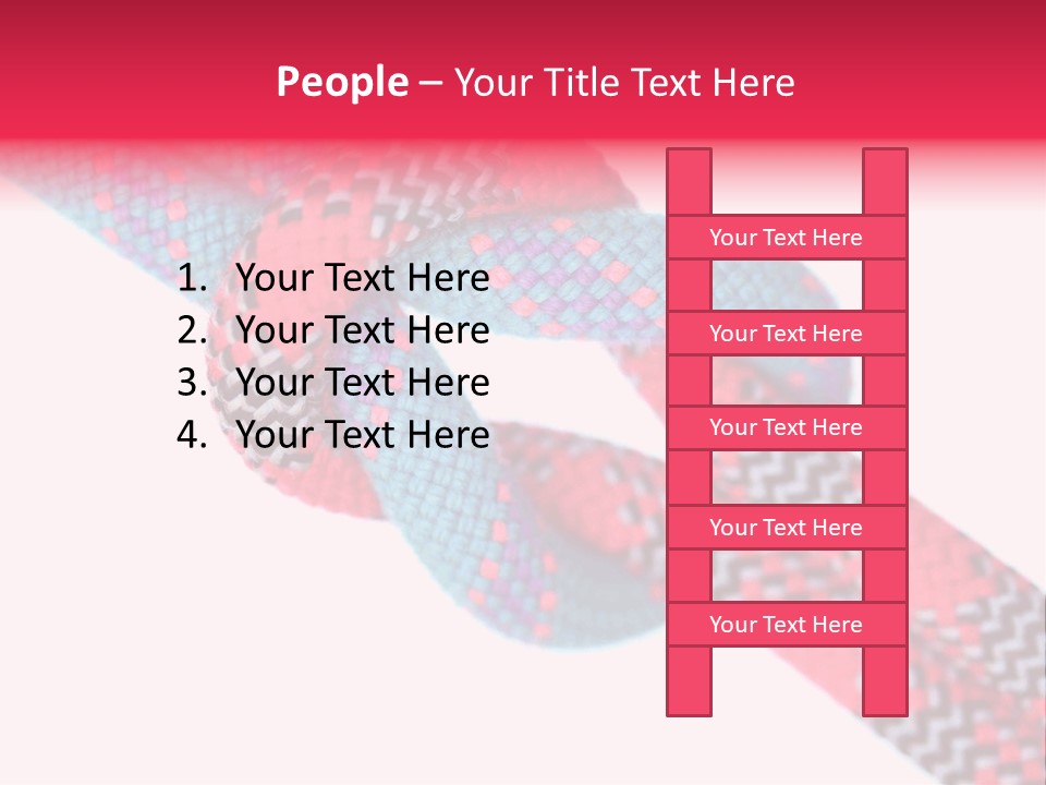 Celebration Tie Up Knotting PowerPoint Template