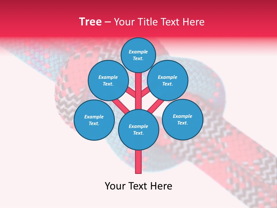 Celebration Tie Up Knotting PowerPoint Template