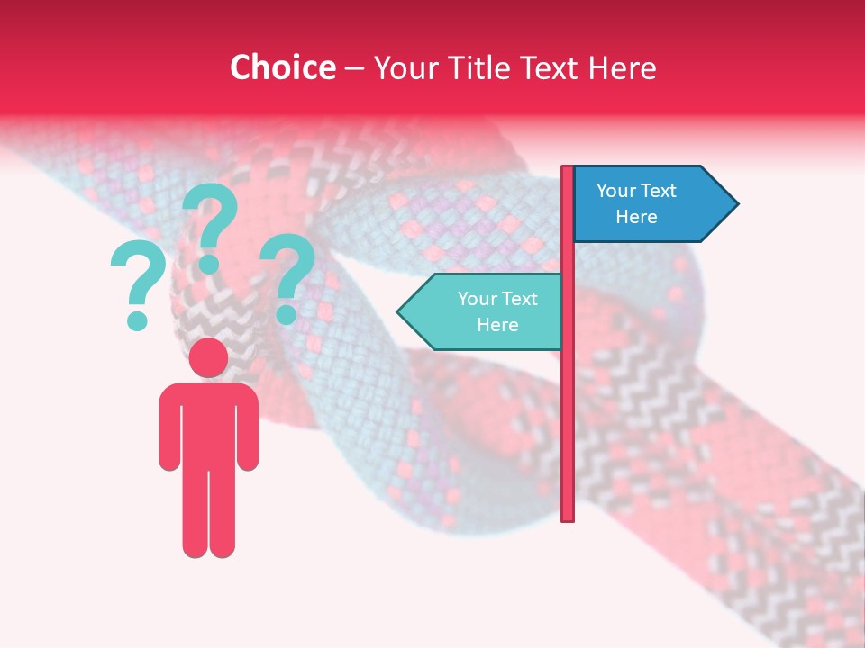 Celebration Tie Up Knotting PowerPoint Template