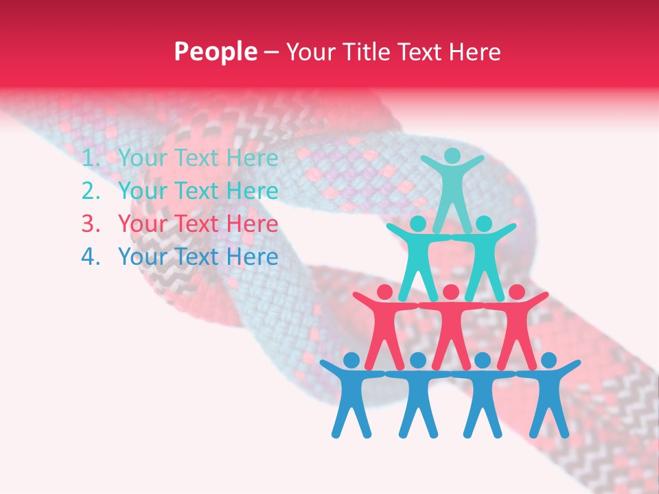 Celebration Tie Up Knotting PowerPoint Template