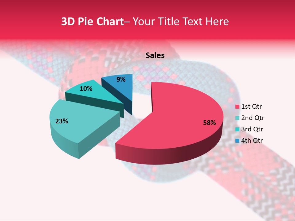 Celebration Tie Up Knotting PowerPoint Template