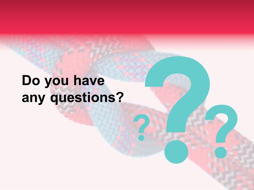 Celebration Tie Up Knotting PowerPoint Template