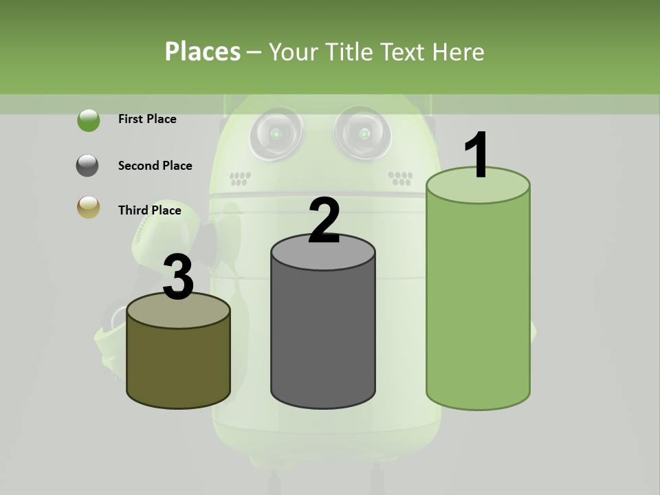 Front Happy Relaxed PowerPoint Template