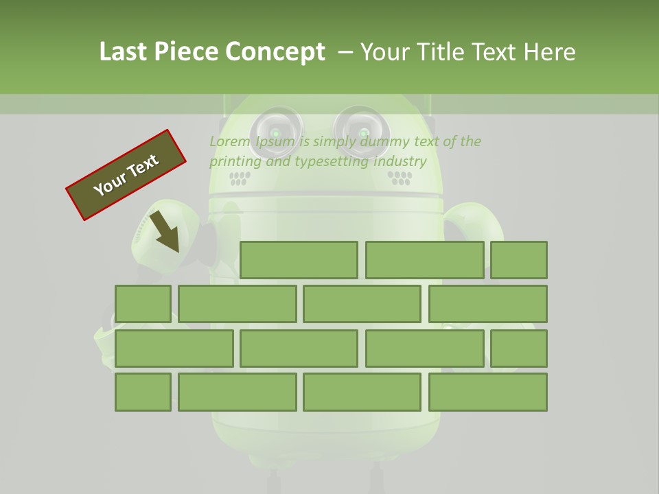 Front Happy Relaxed PowerPoint Template