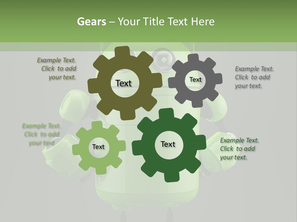 Front Happy Relaxed PowerPoint Template