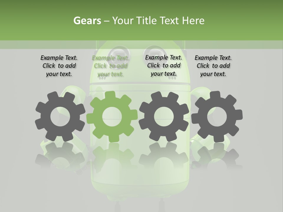 Front Happy Relaxed PowerPoint Template