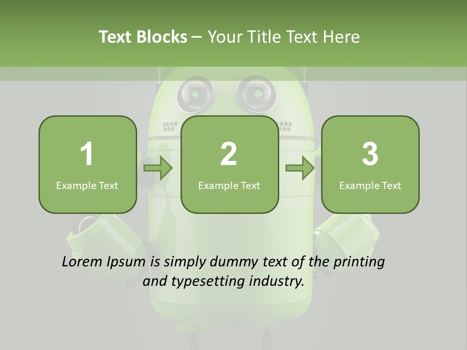 Front Happy Relaxed PowerPoint Template