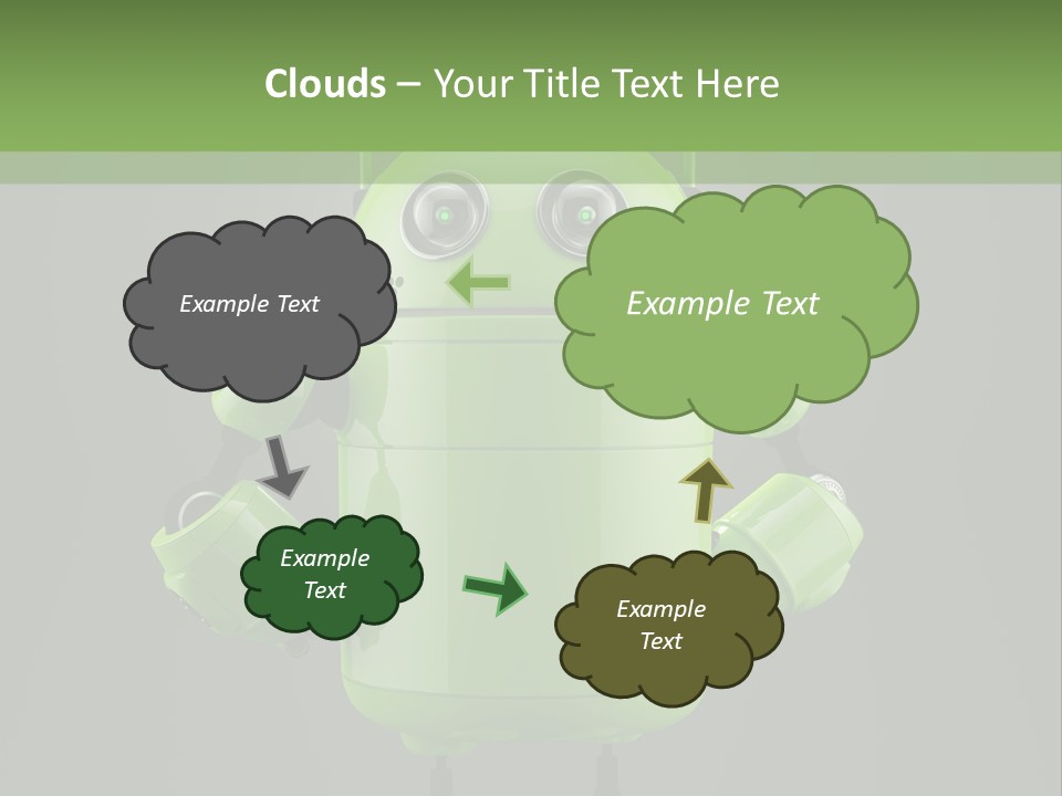 Front Happy Relaxed PowerPoint Template