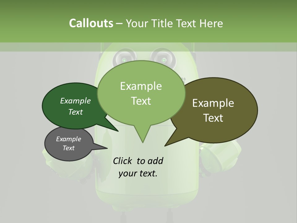 Front Happy Relaxed PowerPoint Template