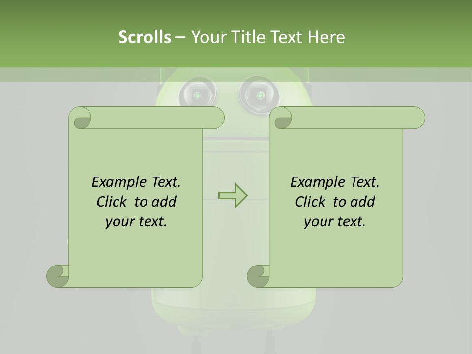 Front Happy Relaxed PowerPoint Template
