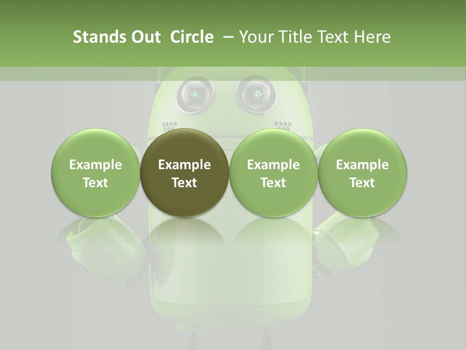 Front Happy Relaxed PowerPoint Template