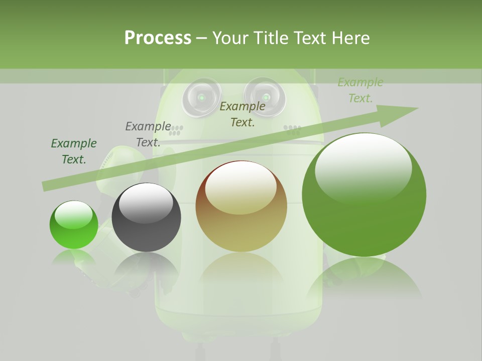 Front Happy Relaxed PowerPoint Template