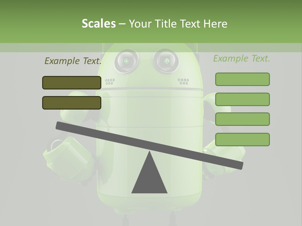 Front Happy Relaxed PowerPoint Template