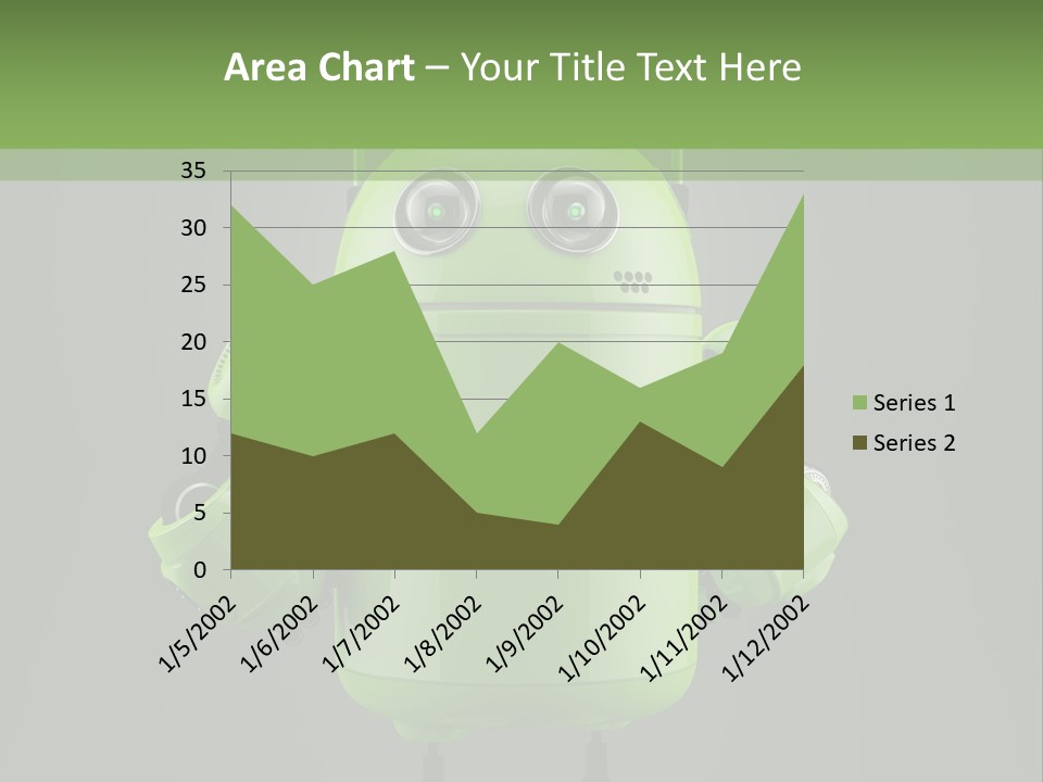 Front Happy Relaxed PowerPoint Template