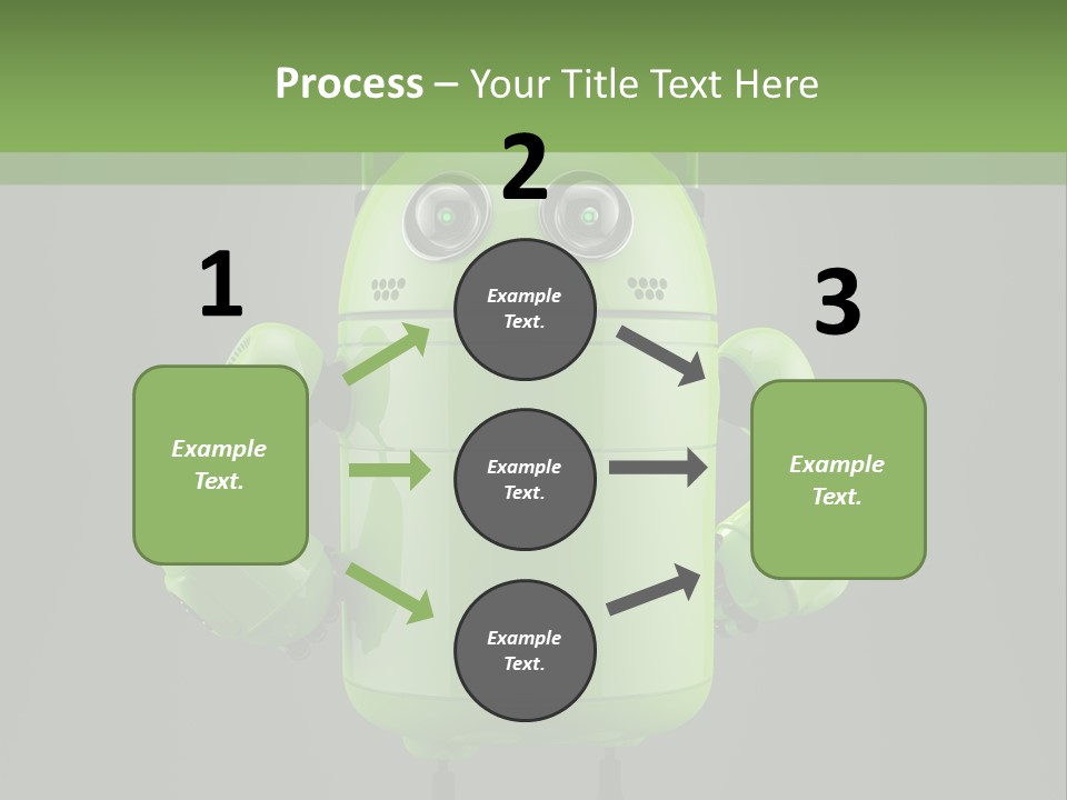 Front Happy Relaxed PowerPoint Template