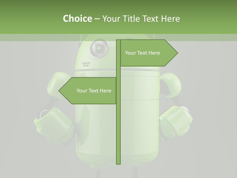 Front Happy Relaxed PowerPoint Template