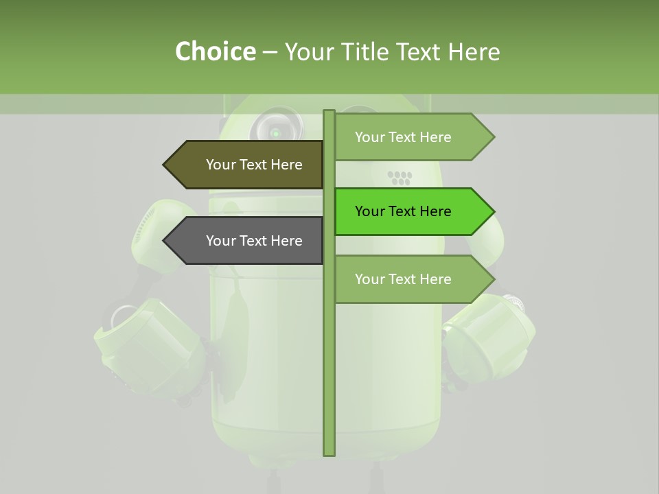 Front Happy Relaxed PowerPoint Template