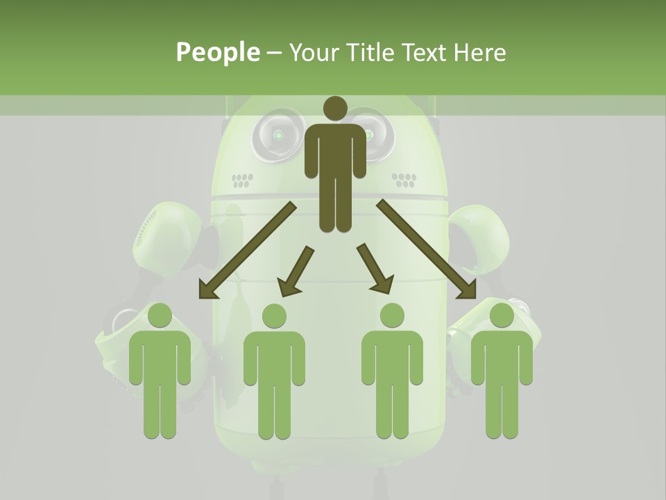 Front Happy Relaxed PowerPoint Template