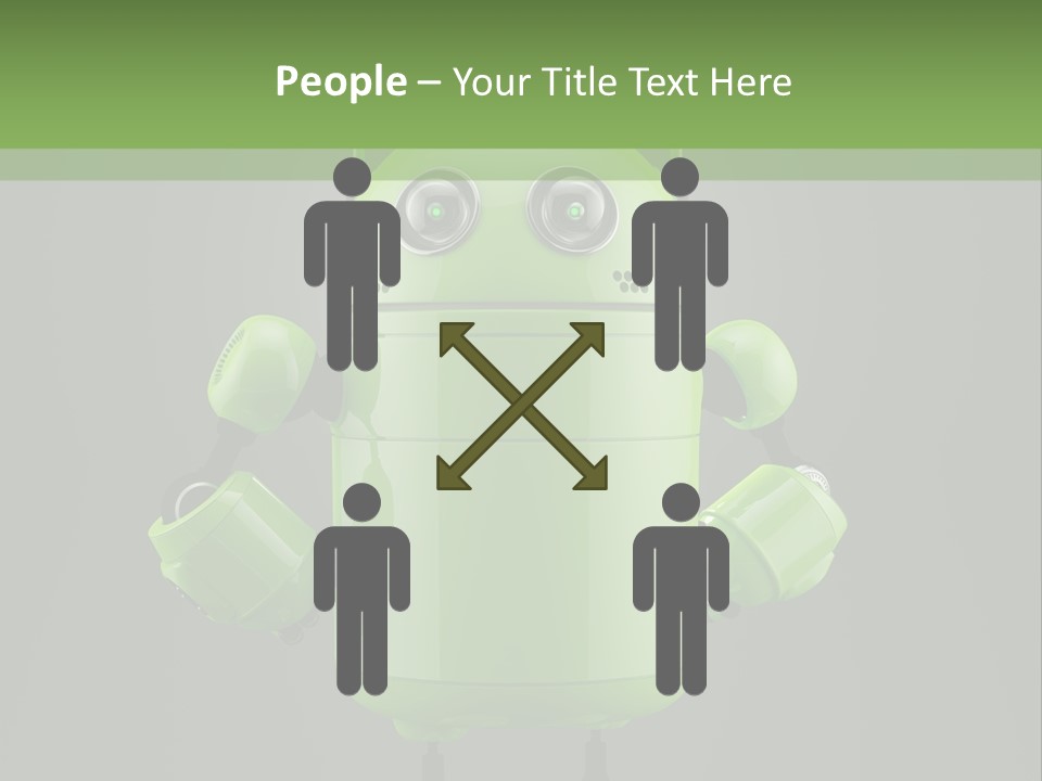 Front Happy Relaxed PowerPoint Template