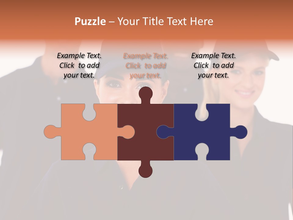 Cap Women Afro American PowerPoint Template