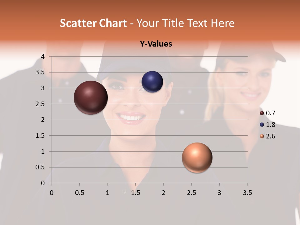 Cap Women Afro American PowerPoint Template