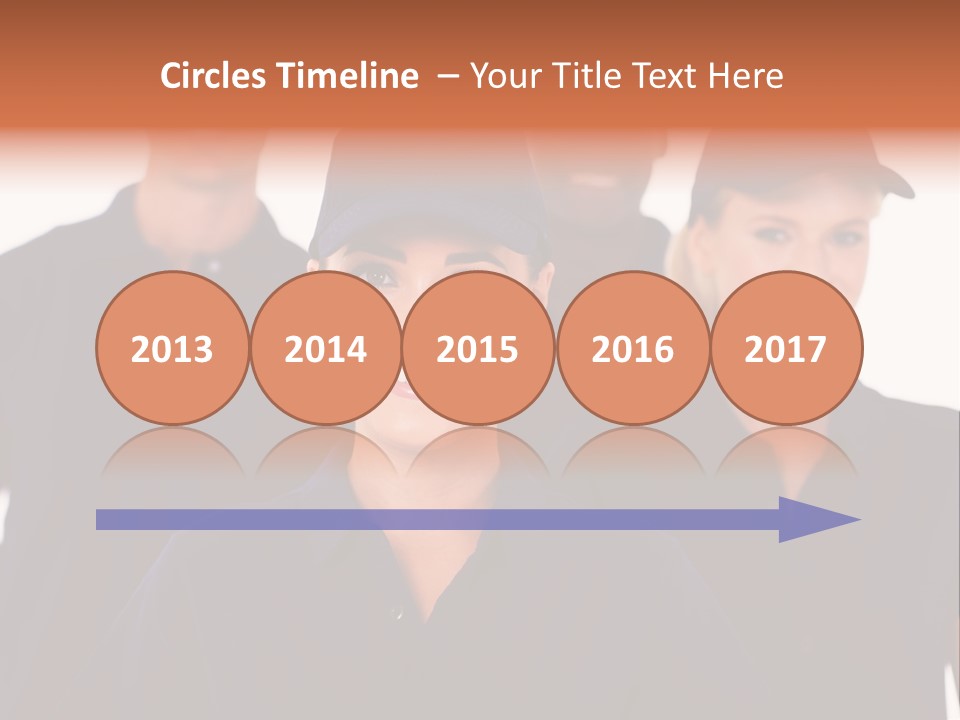 Cap Women Afro American PowerPoint Template