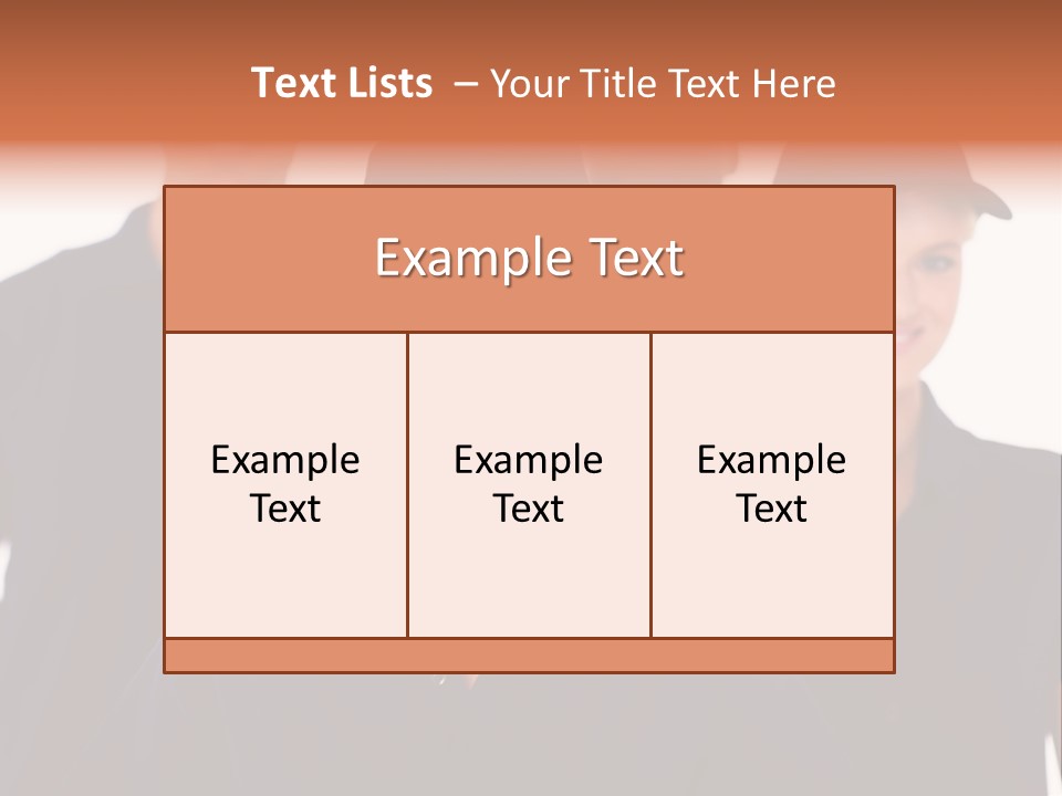Cap Women Afro American PowerPoint Template