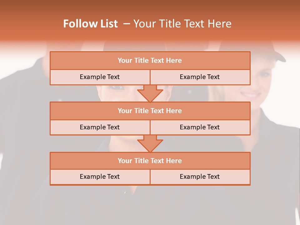 Cap Women Afro American PowerPoint Template