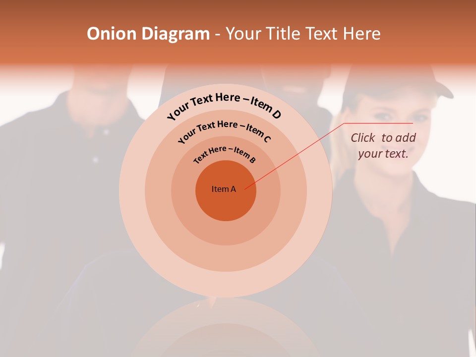 Cap Women Afro American PowerPoint Template