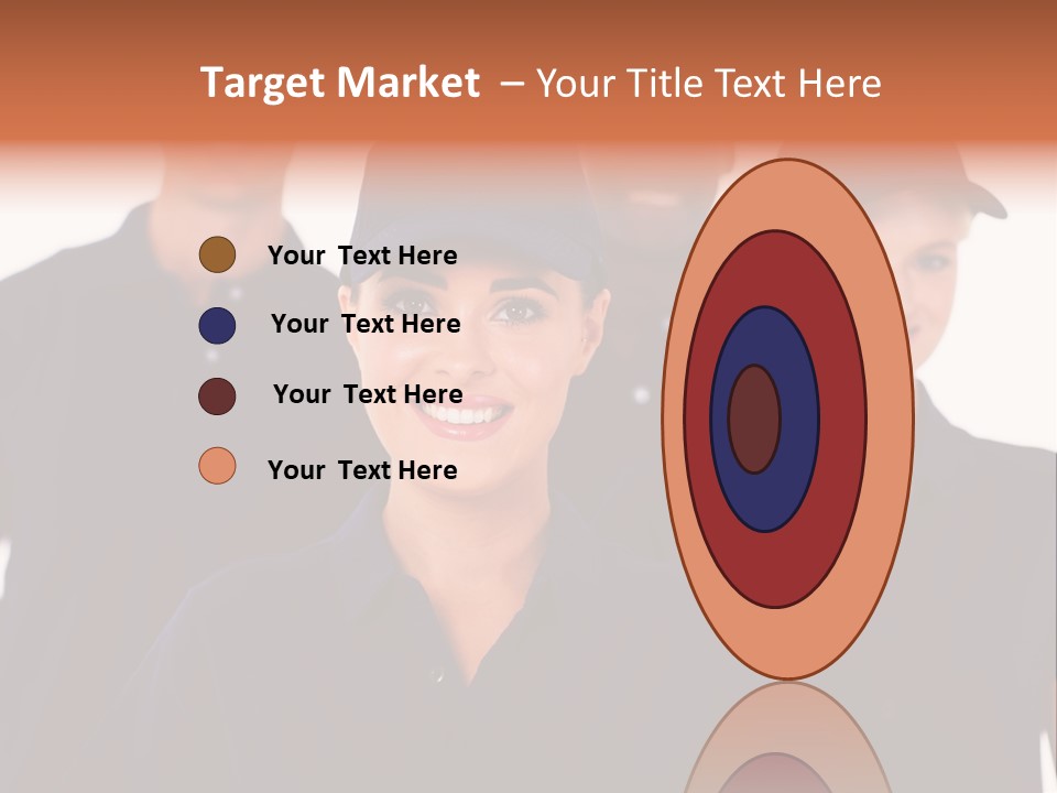 Cap Women Afro American PowerPoint Template