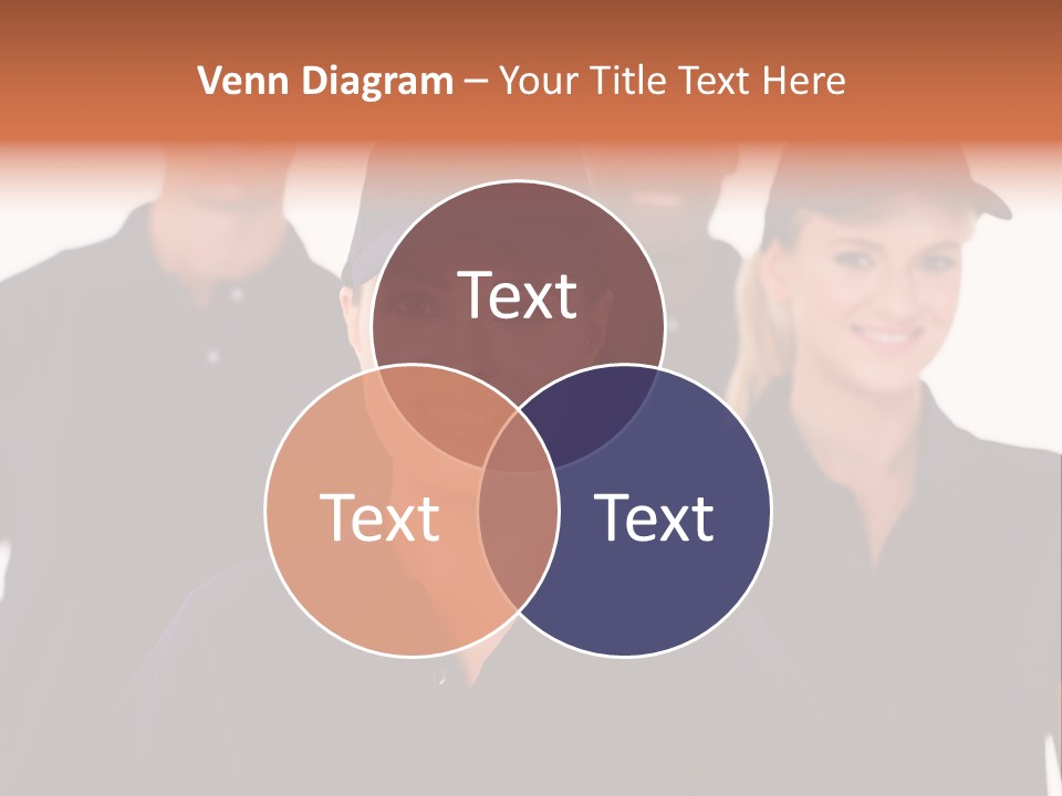 Cap Women Afro American PowerPoint Template