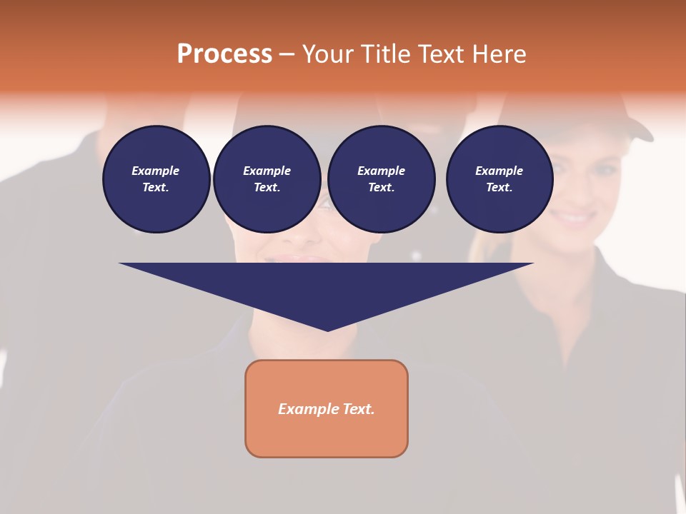 Cap Women Afro American PowerPoint Template