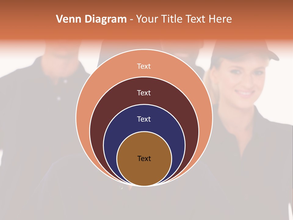 Cap Women Afro American PowerPoint Template