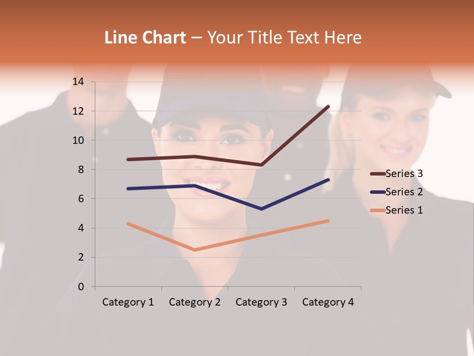 Cap Women Afro American PowerPoint Template