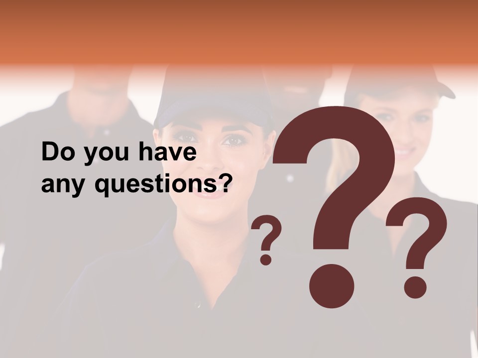 Cap Women Afro American PowerPoint Template