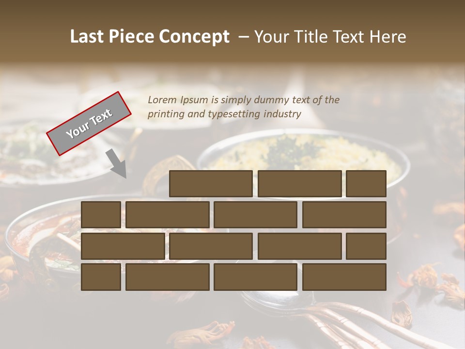 Work Screw Driver On White PowerPoint Template