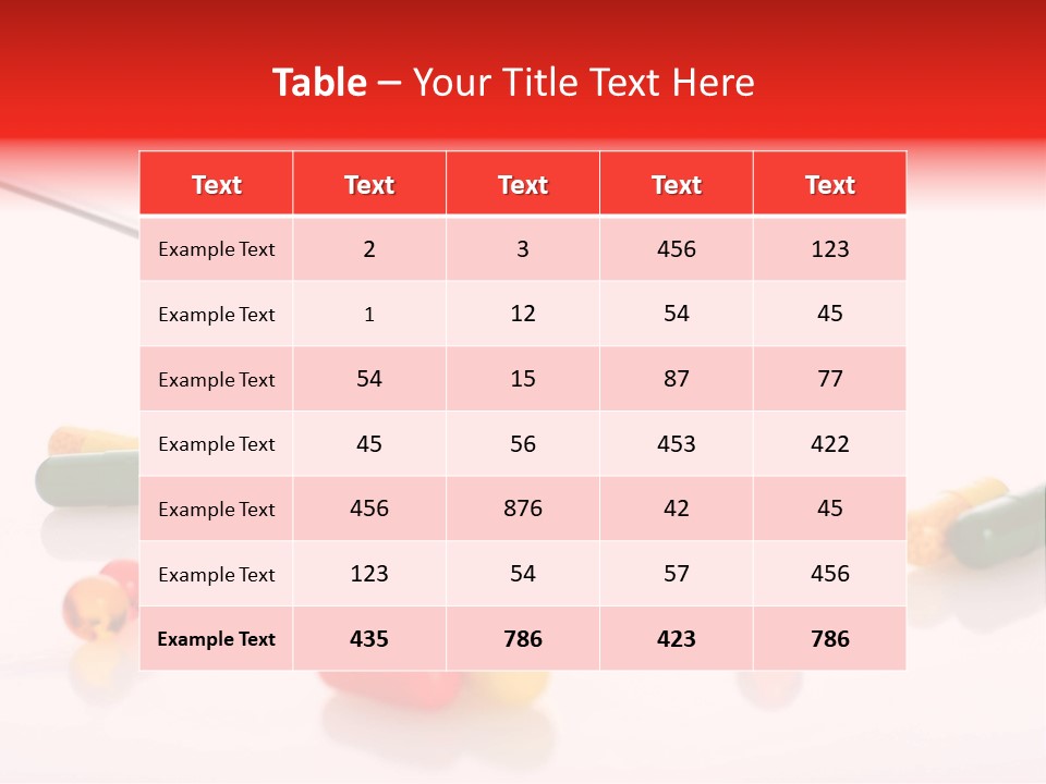 Aspirin Healthy Conceptual PowerPoint Template